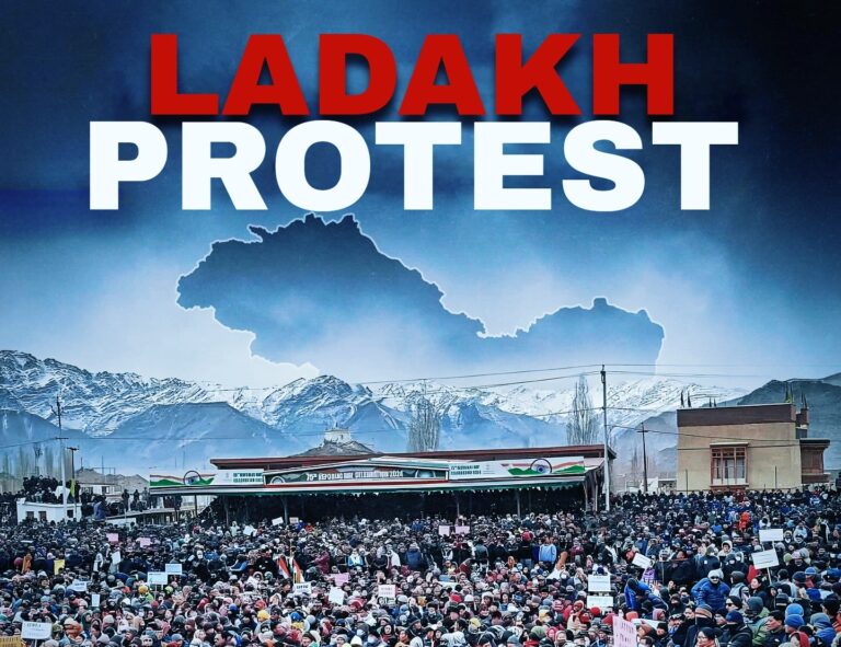 ladakh protest statement