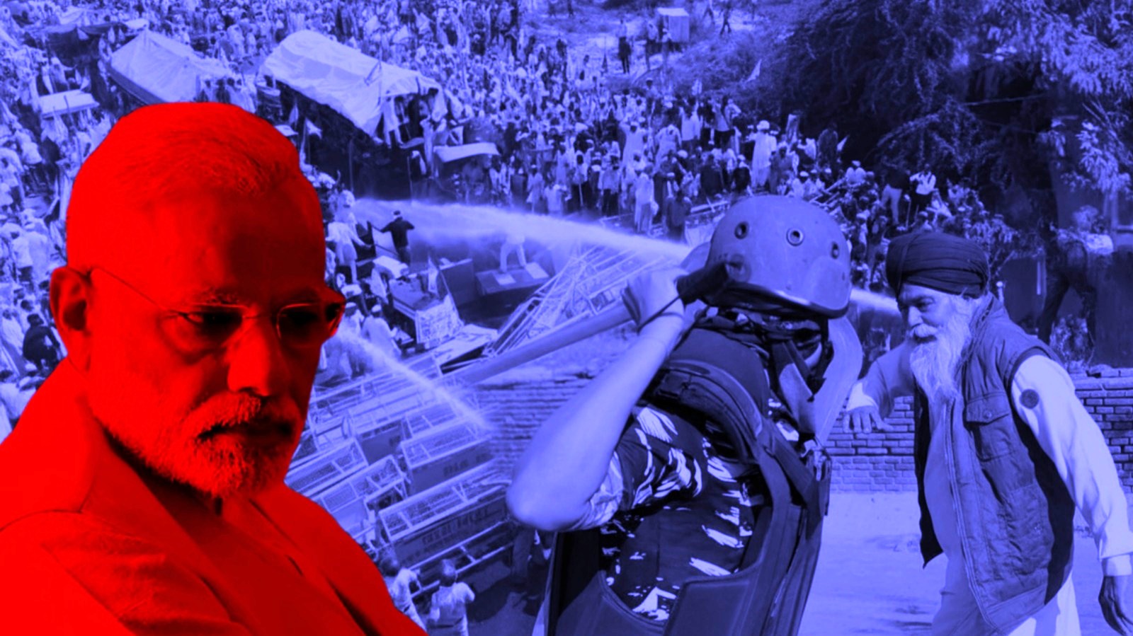 modi's attack on peasants