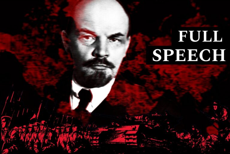 lenin speech